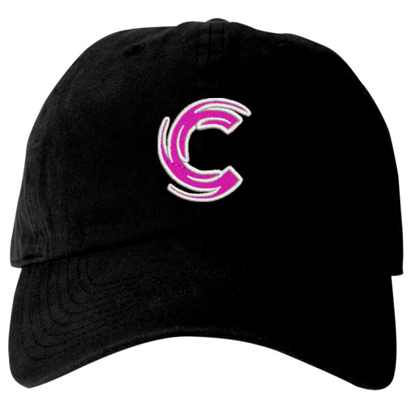 Lady Canes C Embroidery on Adjustable Cap  Thumbnail