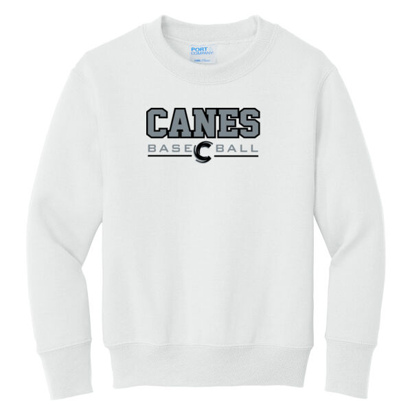Canes Simple - Youth Crewneck Sweatshirt Thumbnail