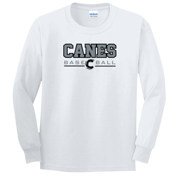 Canes Simple - Youth Cotton Long Sleeve Thumbnail