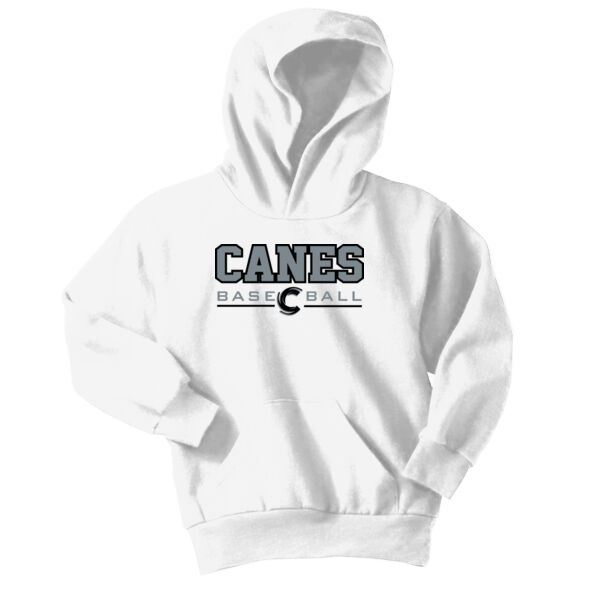 Canes Simple - Youth Hooded Sweatshirt Thumbnail