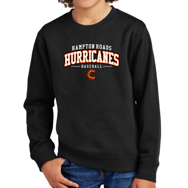 Youth District Soft Style Blended Crewneck Sweatshirt Thumbnail