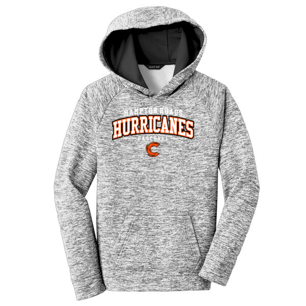 Youth PosiCharge Electric Heather Fleece Hooded Pullover Thumbnail